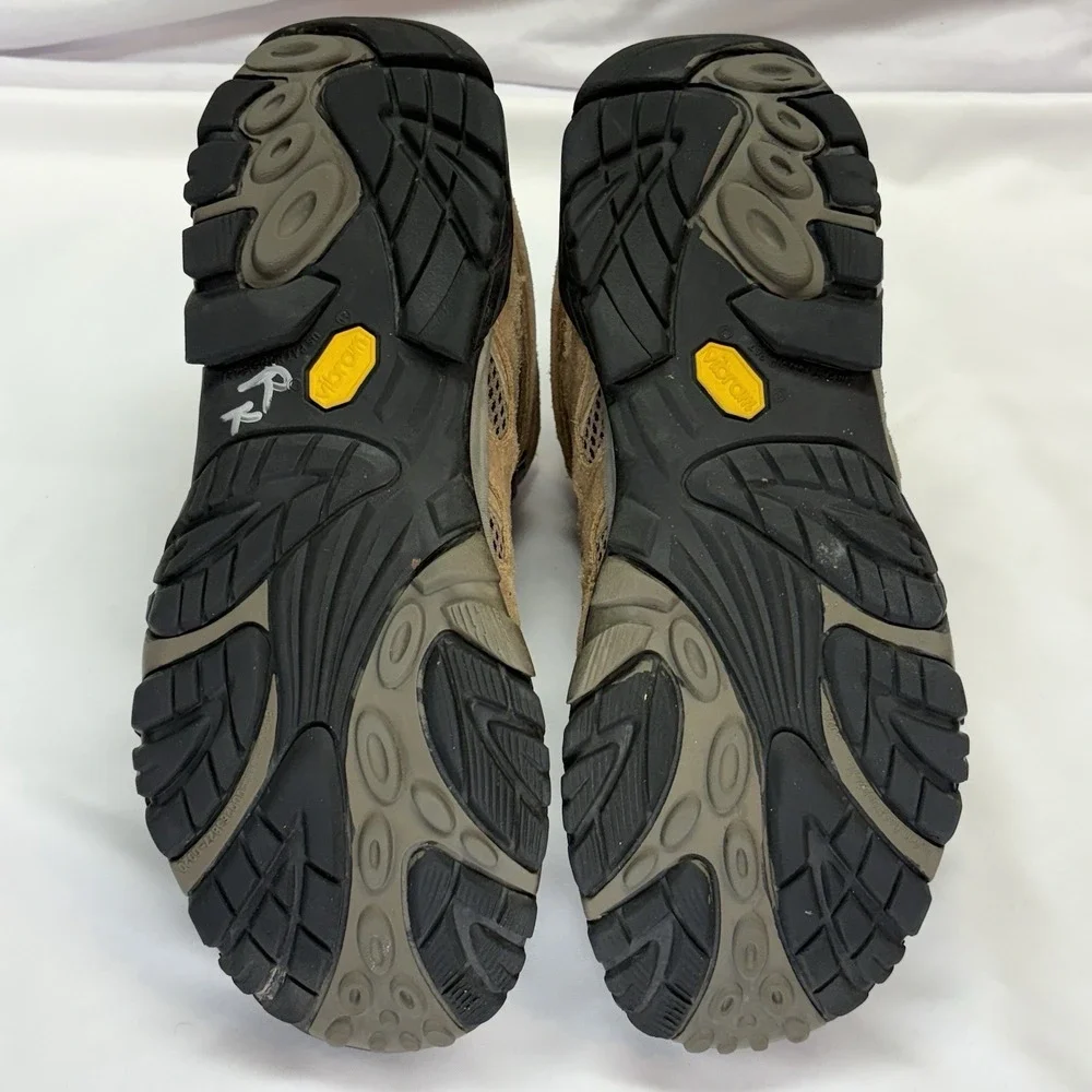 Merrell Moab Mid Waterproof Hiking Boots Mens 12 Earth J88623